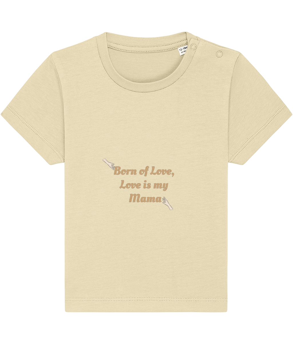 Born of Love, Love is My Mama organic baby bodysuit – TamieTots UK

Soft cotton babywear with meaningful slogan – gift for new mums

Lightweight organic bodysuit made to order in the UK