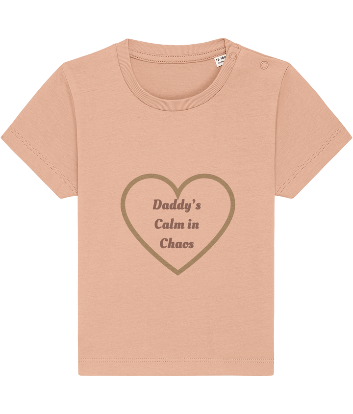 Daddy’s Calm in Chaos organic baby bodysuit – TamieTots UK

Soft slogan babywear gift for dads – made from 100% organic cotton

Unisex bodysuit with daddy-themed print – lightweight and eco-friendly