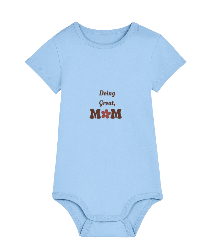 Doing Great Mom organic cotton baby bodysuit – TamieTots UK

Gentle slogan babywear made from 210gsm premium organic cotton

New mum gift bodysuit with positive message – unisex fit