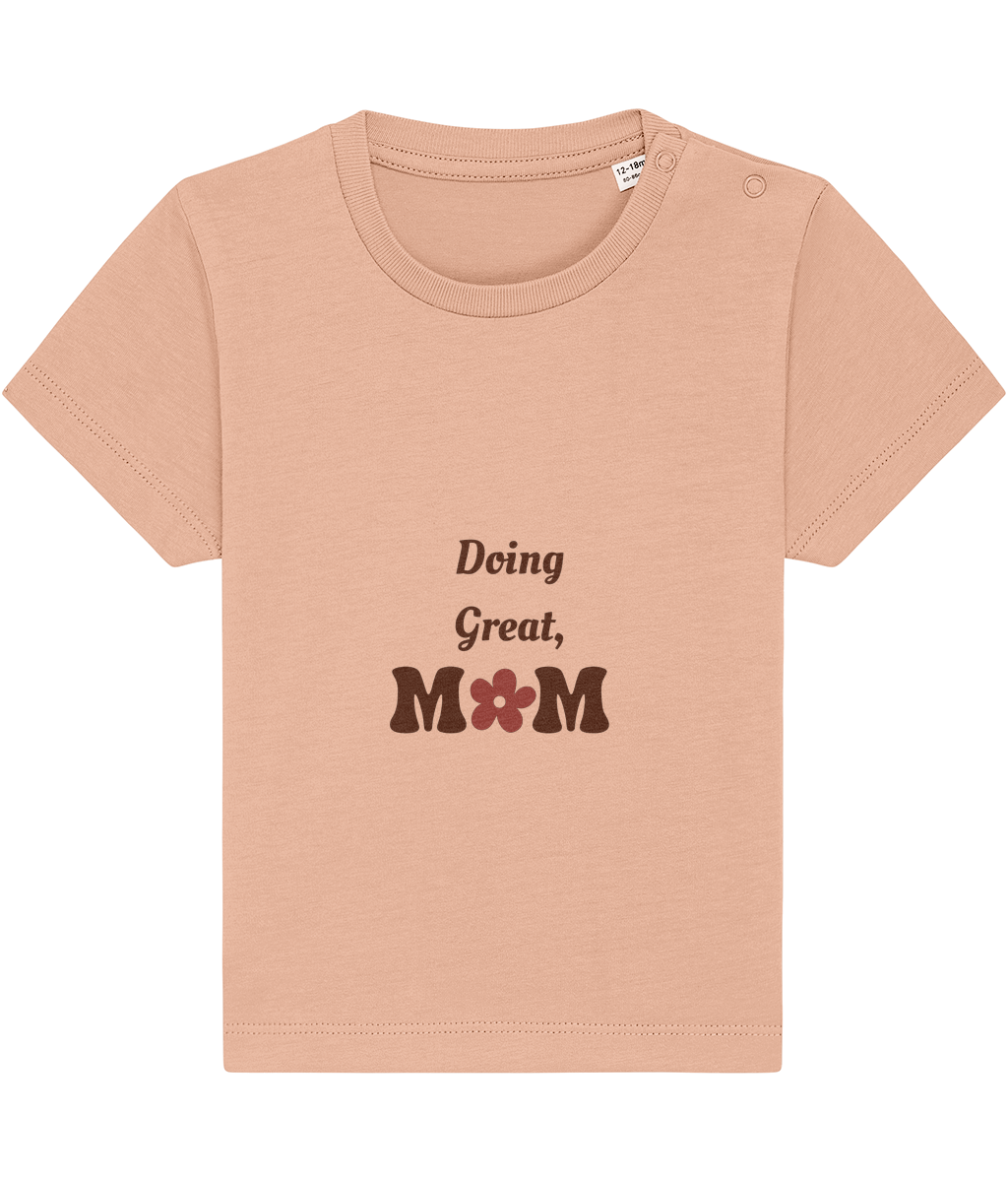 Doing Great Mom organic baby bodysuit – TamieTots UK

Heartfelt babywear in breathable organic cotton

Lightweight slogan bodysuit gift for new mums – made in the UK
