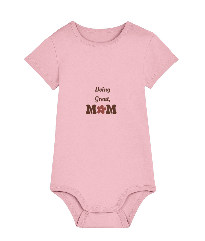 Doing Great Mom organic cotton baby bodysuit – TamieTots UK

Gentle slogan babywear made from 210gsm premium organic cotton

New mum gift bodysuit with positive message – unisex fit