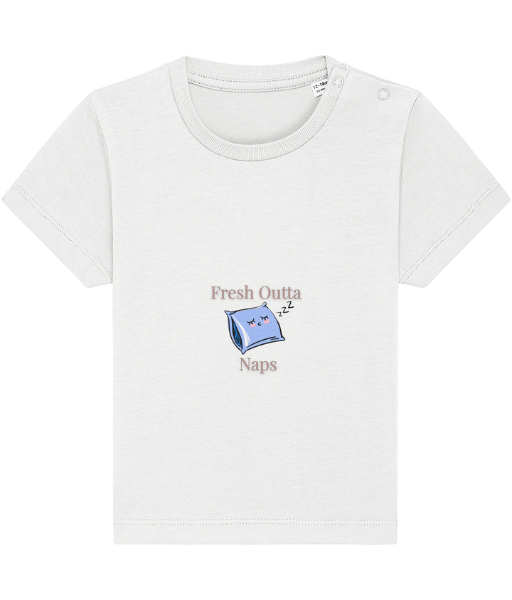 Fresh Outta Naps organic baby bodysuit – TamieTots UK

Funny babywear in lightweight cotton – unisex fit

Cheeky baby gift bodysuit in soft organic fabric