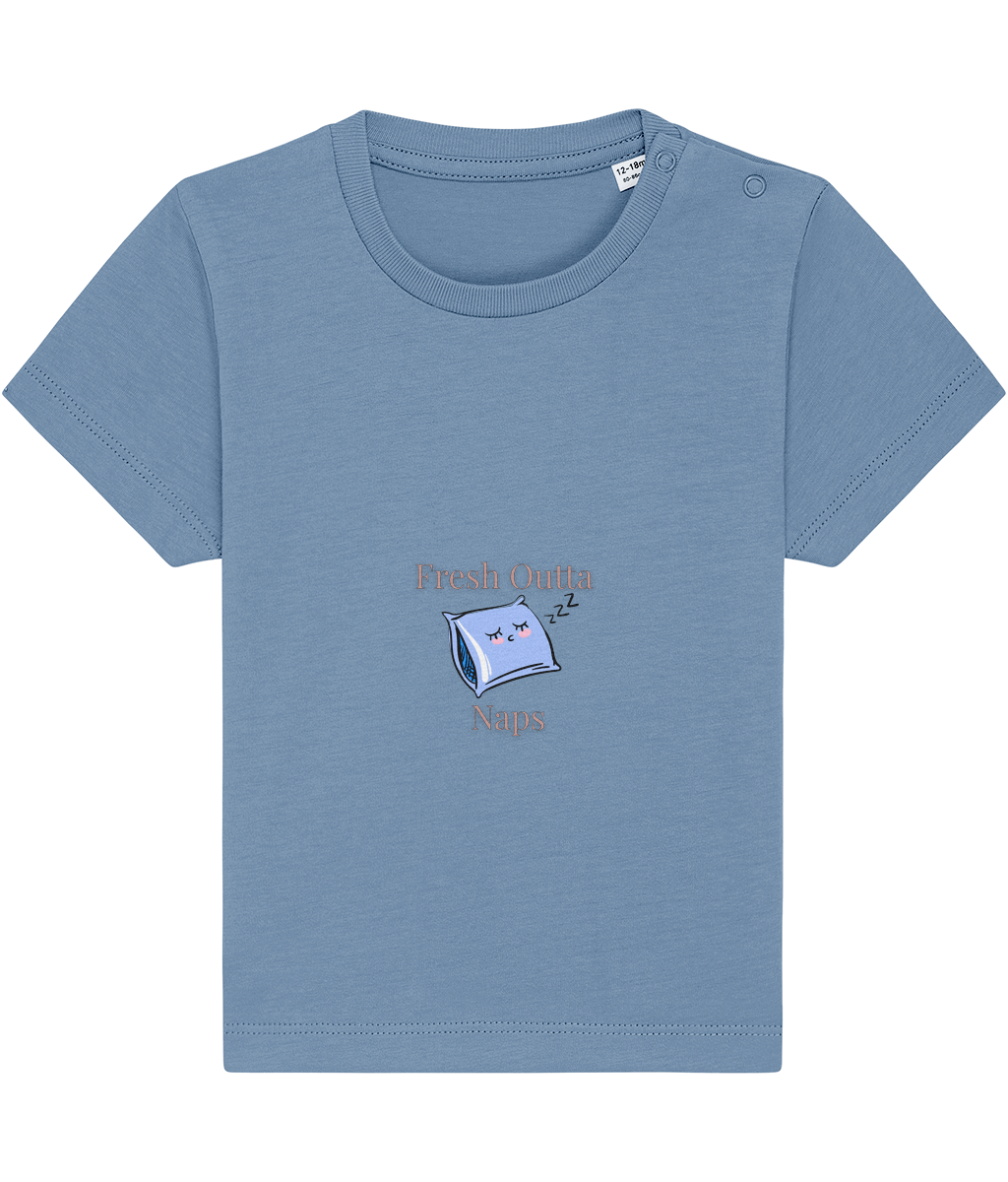 Fresh Outta Naps organic baby bodysuit – TamieTots UK

Funny babywear in lightweight cotton – unisex fit

Cheeky baby gift bodysuit in soft organic fabric