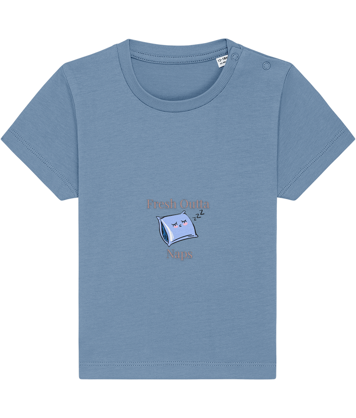 Fresh Outta Naps organic baby bodysuit – TamieTots UK

Funny babywear in lightweight cotton – unisex fit

Cheeky baby gift bodysuit in soft organic fabric