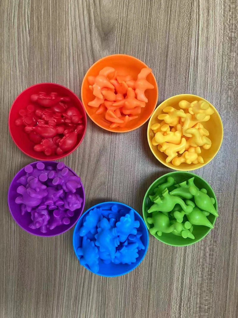 Montessori Rainbow Counting Bears – Educational Math & Colour Sorting Game (3-6Yrs)