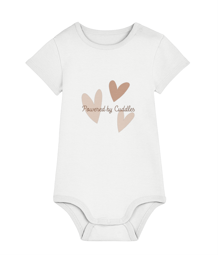 Powered by Cuddles organic baby bodysuit – TamieTots UK

Gender-neutral babywear in premium organic cotton

Soft slogan bodysuit for newborns and baby gifts