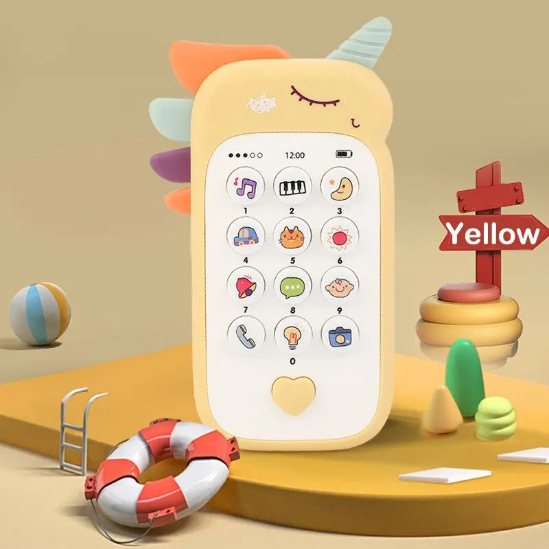 Baby Musical Phone Toy – Interactive Sound & Teether for Early Learning