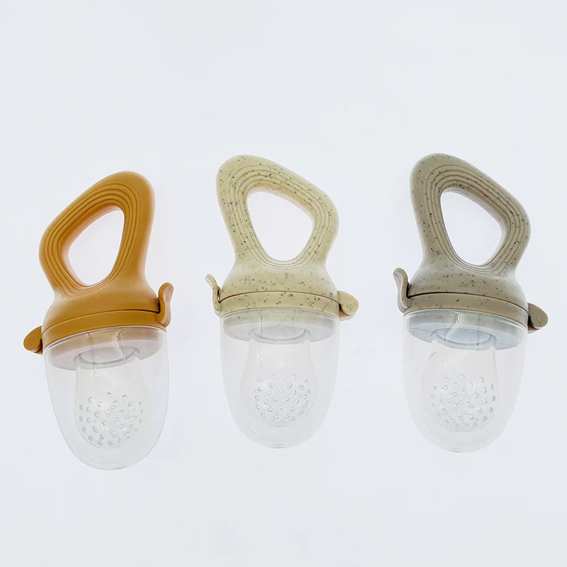 Silicone Baby Fruit Feeder with Cover