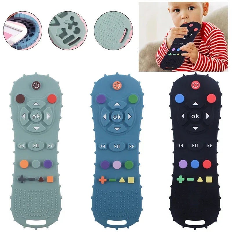 Silicone TV Remote Teething Toy