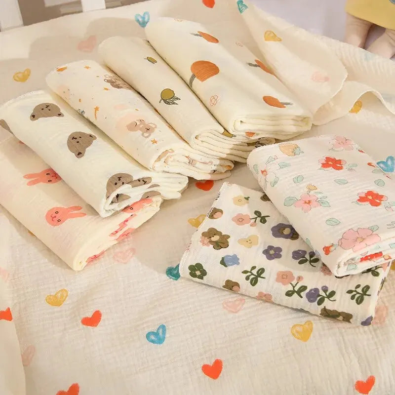 Cotton Muslin Baby Swaddle Blanket