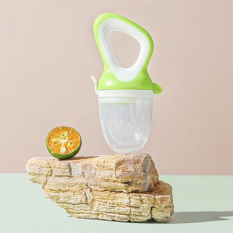 Silicone Baby Fruit Feeder with Cover