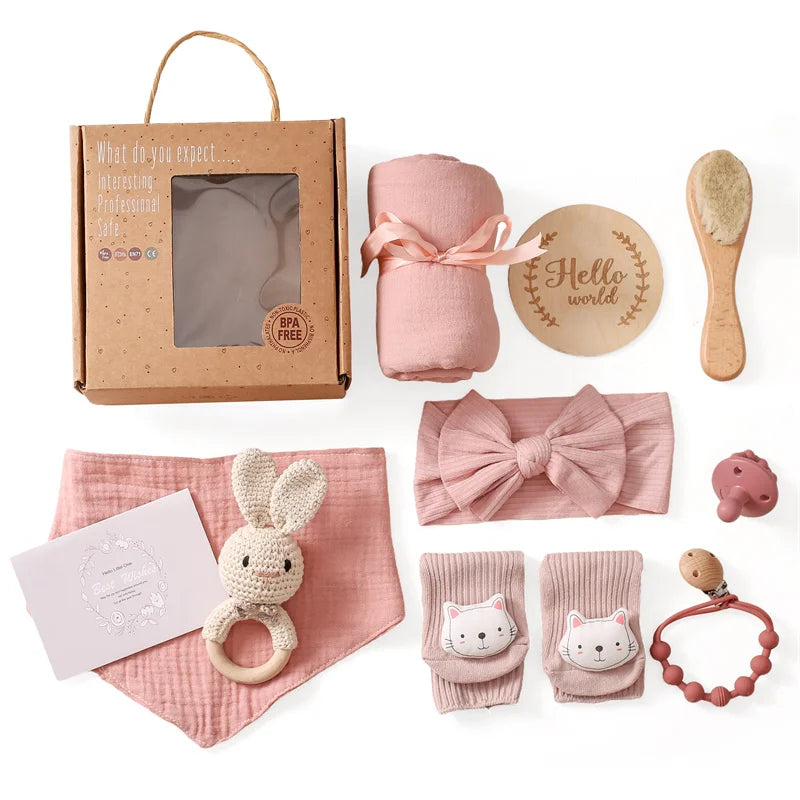 Baby Towel or Baby Milestone Gift Sets