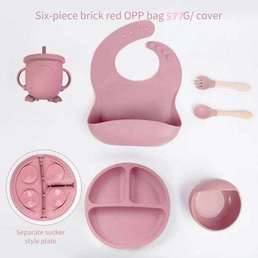 6-Piece Baby Silicone Meal Set