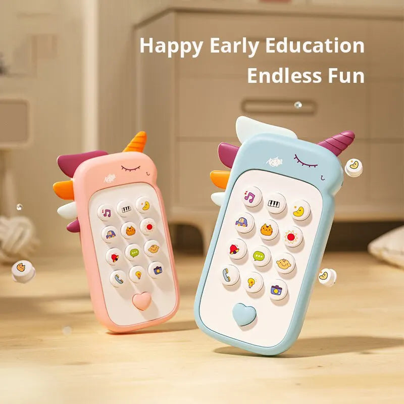 Baby Musical Phone Toy – Interactive Sound & Teether for Early Learning