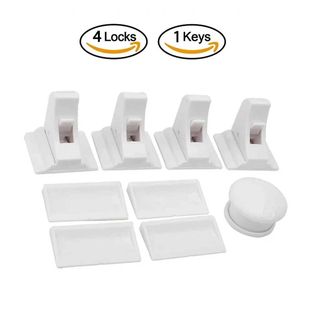 Baby Safety Magnetic Locks – Invisible Childproof Drawer & Cabinet Locks