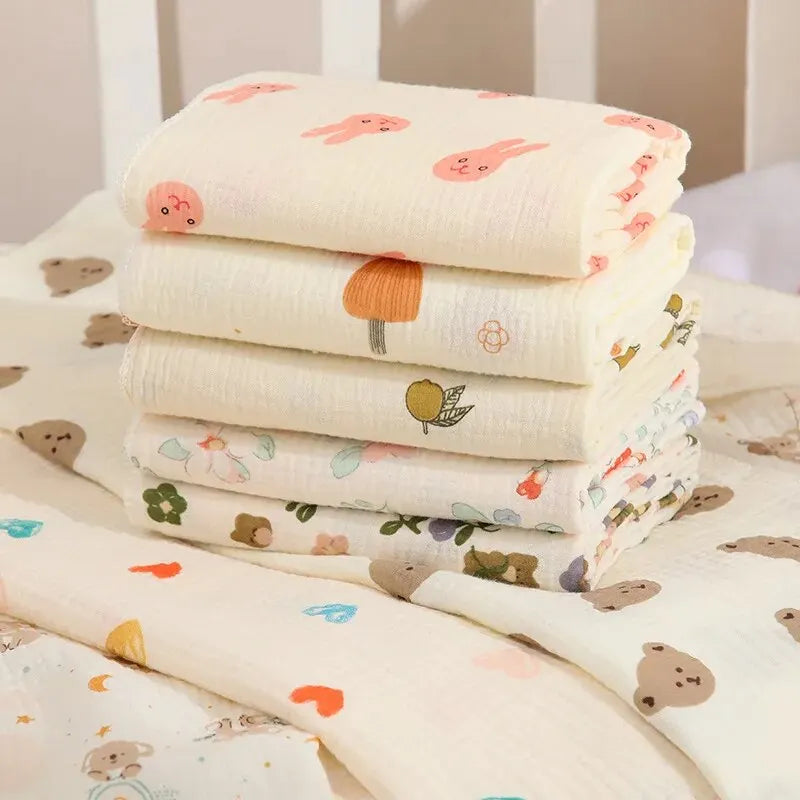 Cotton Muslin Baby Swaddle Blanket