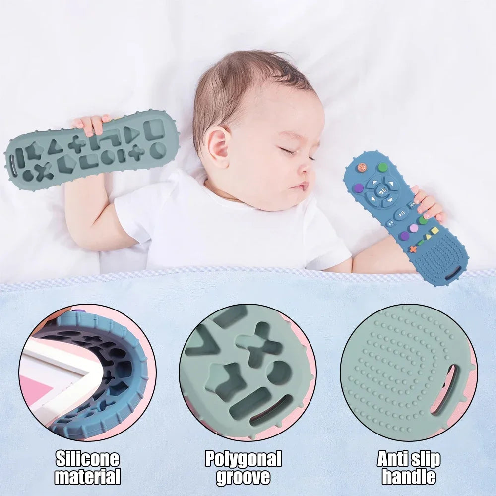 Silicone TV Remote Teething Toy