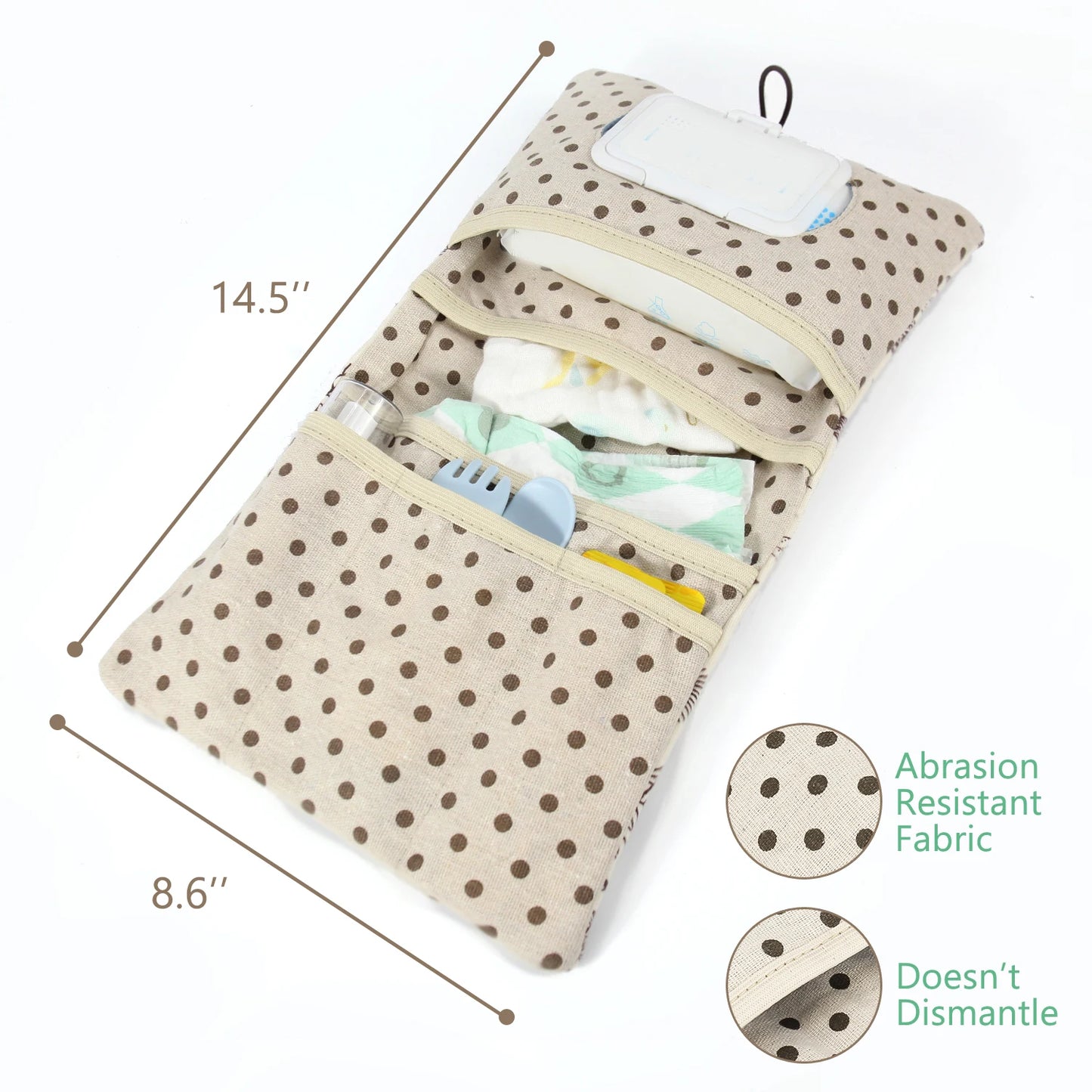 Portable Baby Bag Organiser – Compact & Foldable Travel Essential