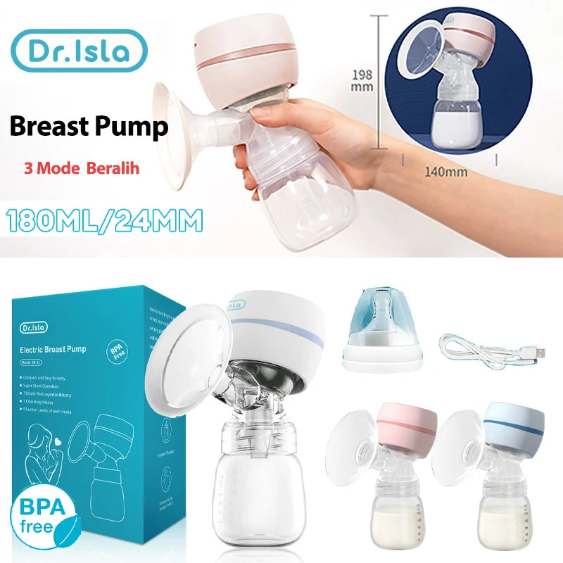 Dr. Isla Electric Breast Pump – Efficient, Comfortable &amp; Whisper-Quiet