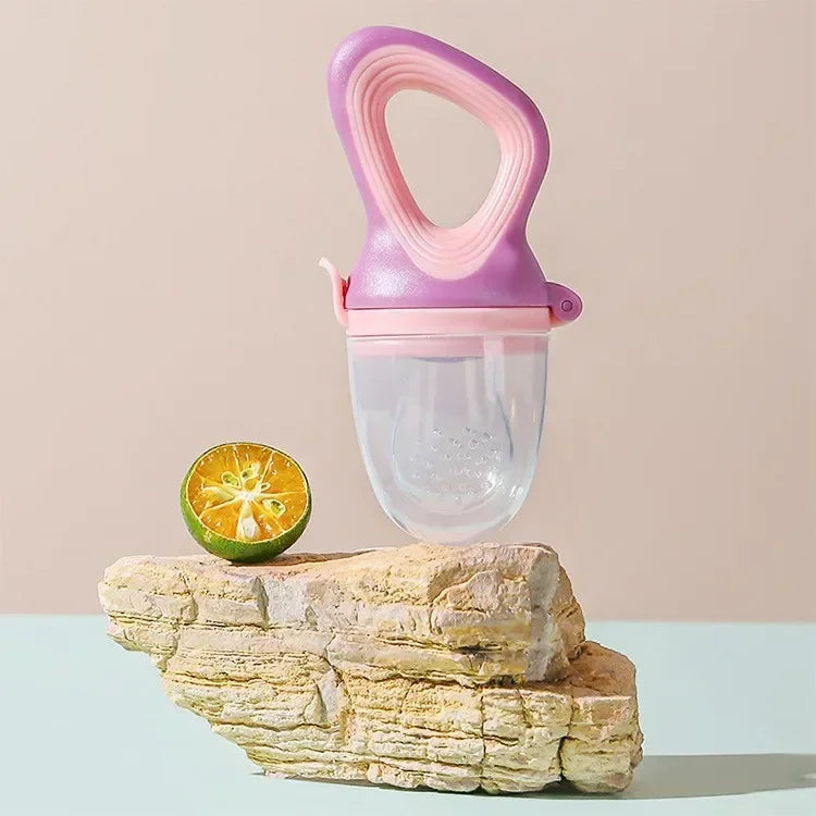 Silicone Baby Fruit Feeder with Cover