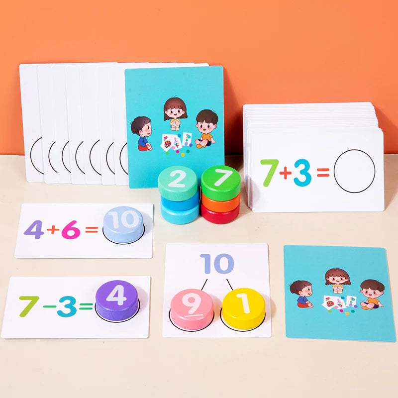 Children’s Maths Learning Toy – Early Education Number Matching & Counting Aid