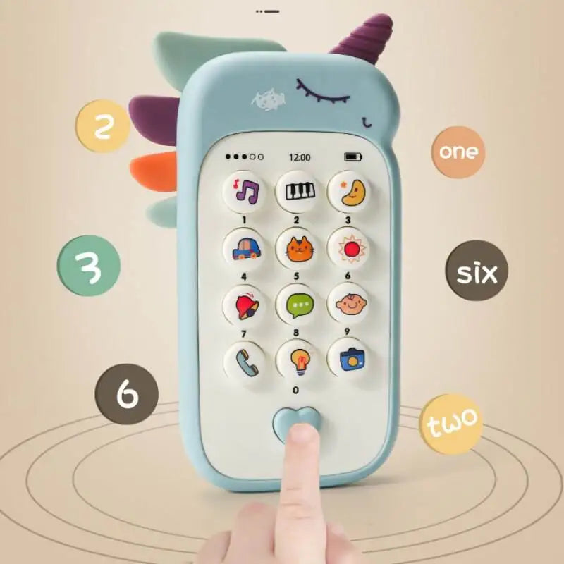 Baby Musical Phone Toy – Interactive Sound & Teether for Early Learning