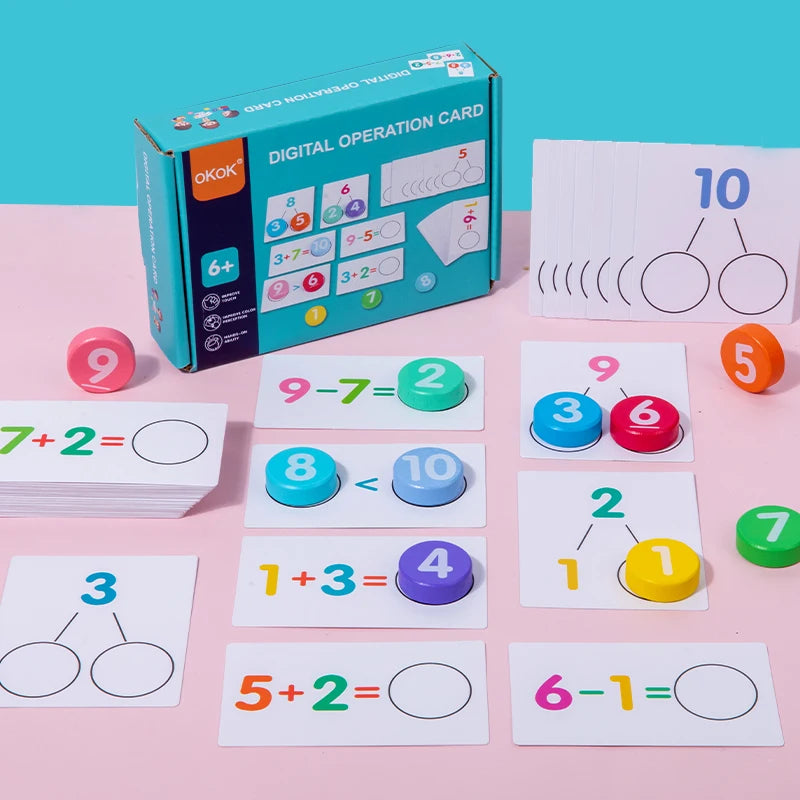 Children’s Maths Learning Toy – Early Education Number Matching & Counting Aid