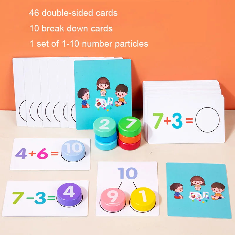 Children’s Maths Learning Toy – Early Education Number Matching & Counting Aid