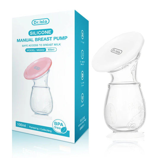 Dr.isla Manual Breast Pump – Silicone Breast Milk Collector