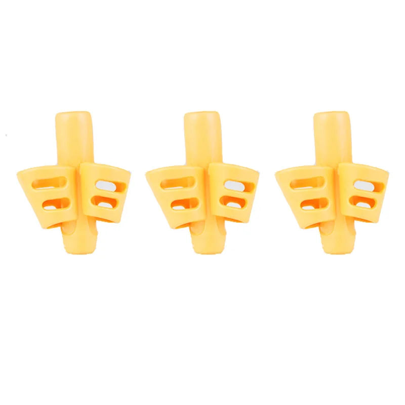 3 Piece Soft Silicone Pencil Grips – Two-Finger Writing Training & Correction Tool