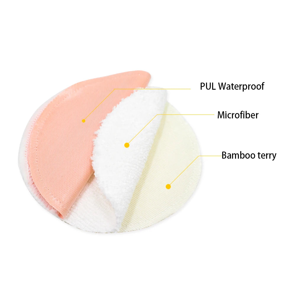 2-Piece Organic Bamboo Nursing Pads