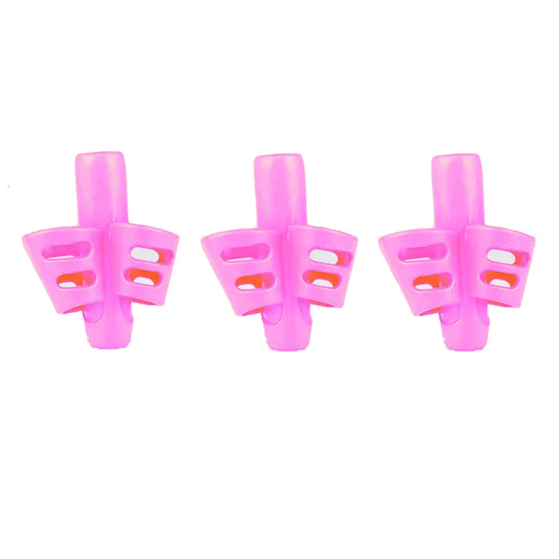 3 Piece Soft Silicone Pencil Grips – Two-Finger Writing Training & Correction Tool