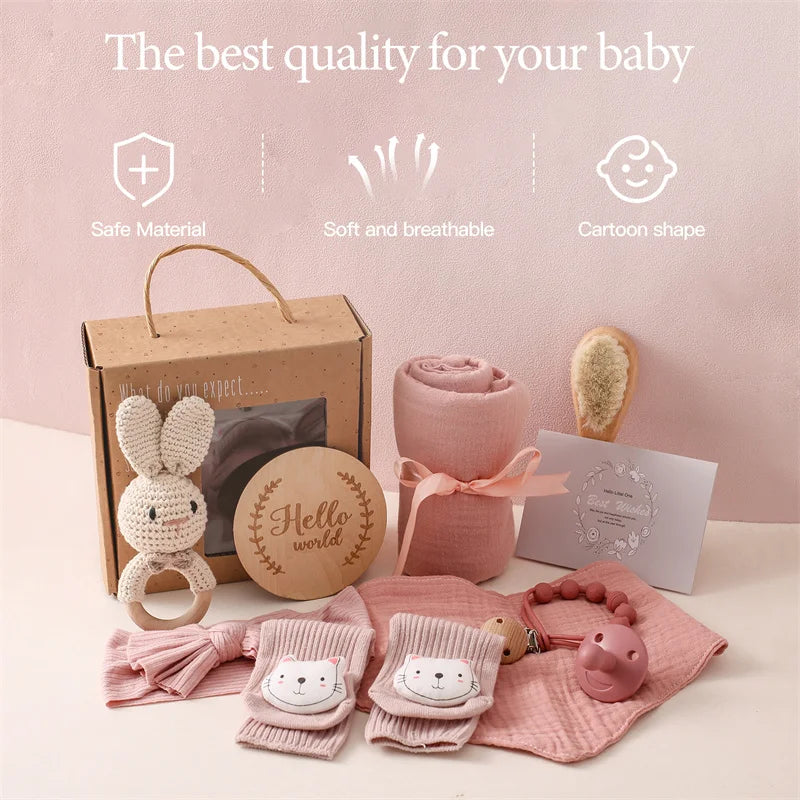 Baby Towel or Baby Milestone Gift Sets