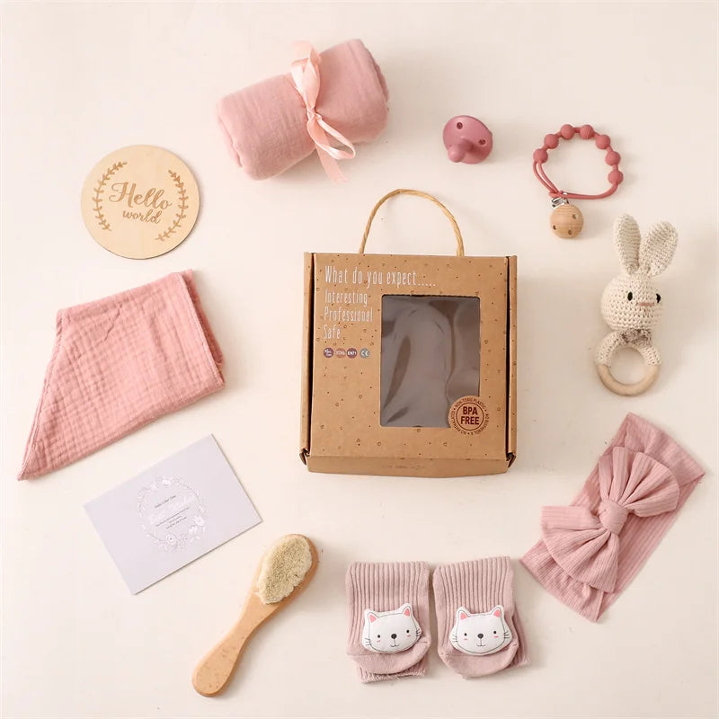 Baby Towel or Baby Milestone Gift Sets