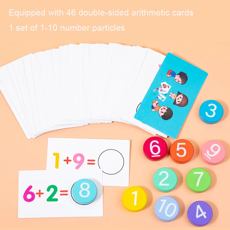 Children’s Maths Learning Toy – Early Education Number Matching & Counting Aid