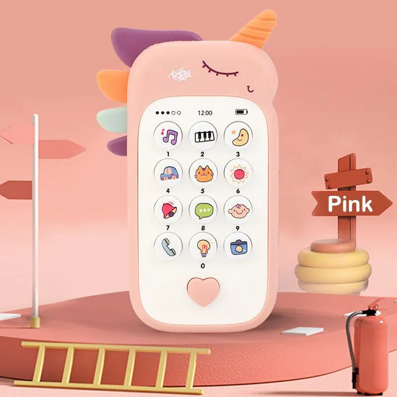 Baby Musical Phone Toy – Interactive Sound & Teether for Early Learning