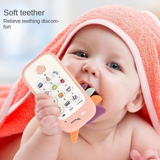 Baby Musical Phone Toy – Interactive Sound & Teether for Early Learning