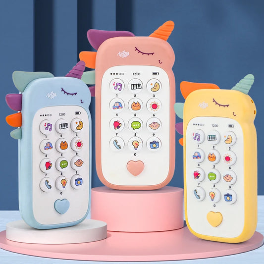 Baby Musical Phone Toy – Interactive Sound & Teether for Early Learning