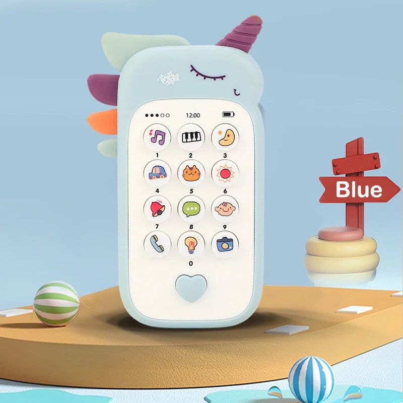 Baby Musical Phone Toy – Interactive Sound & Teether for Early Learning