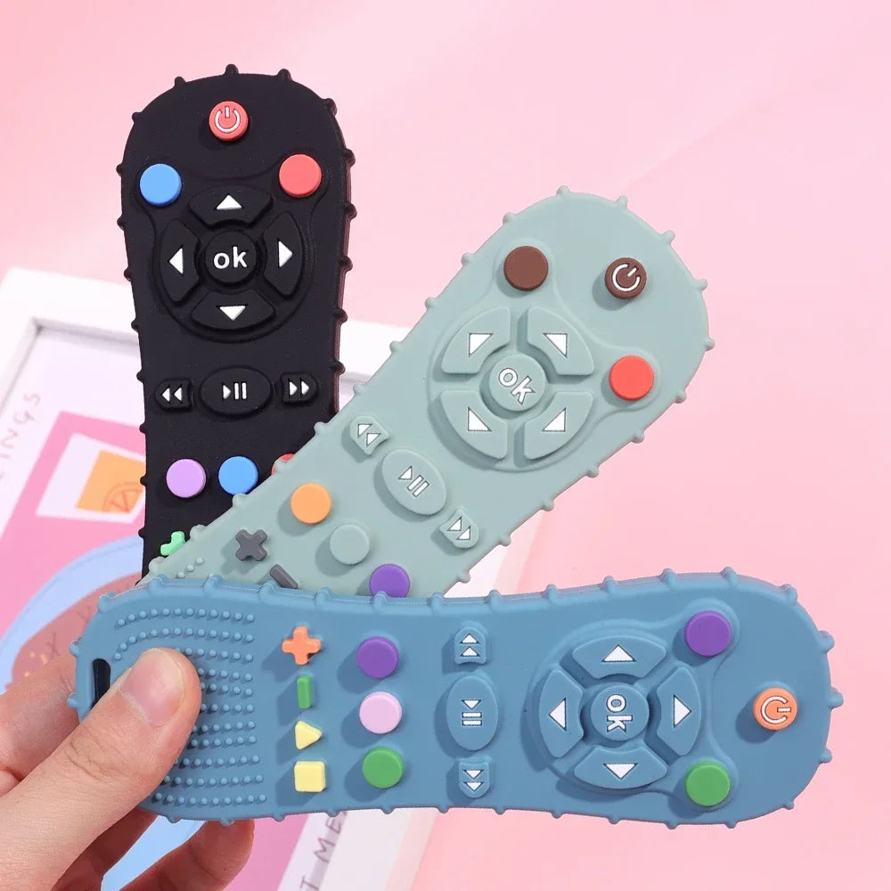 Silicone TV Remote Teething Toy