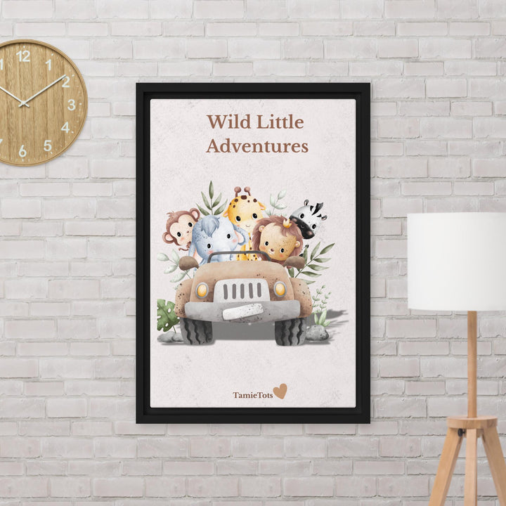 Wild Little Adventures framed nursery print in neutral tones

Woodland wall art for children’s rooms – TamieTots UK

Framed quote print for nursery decor, soft gender-neutral colours