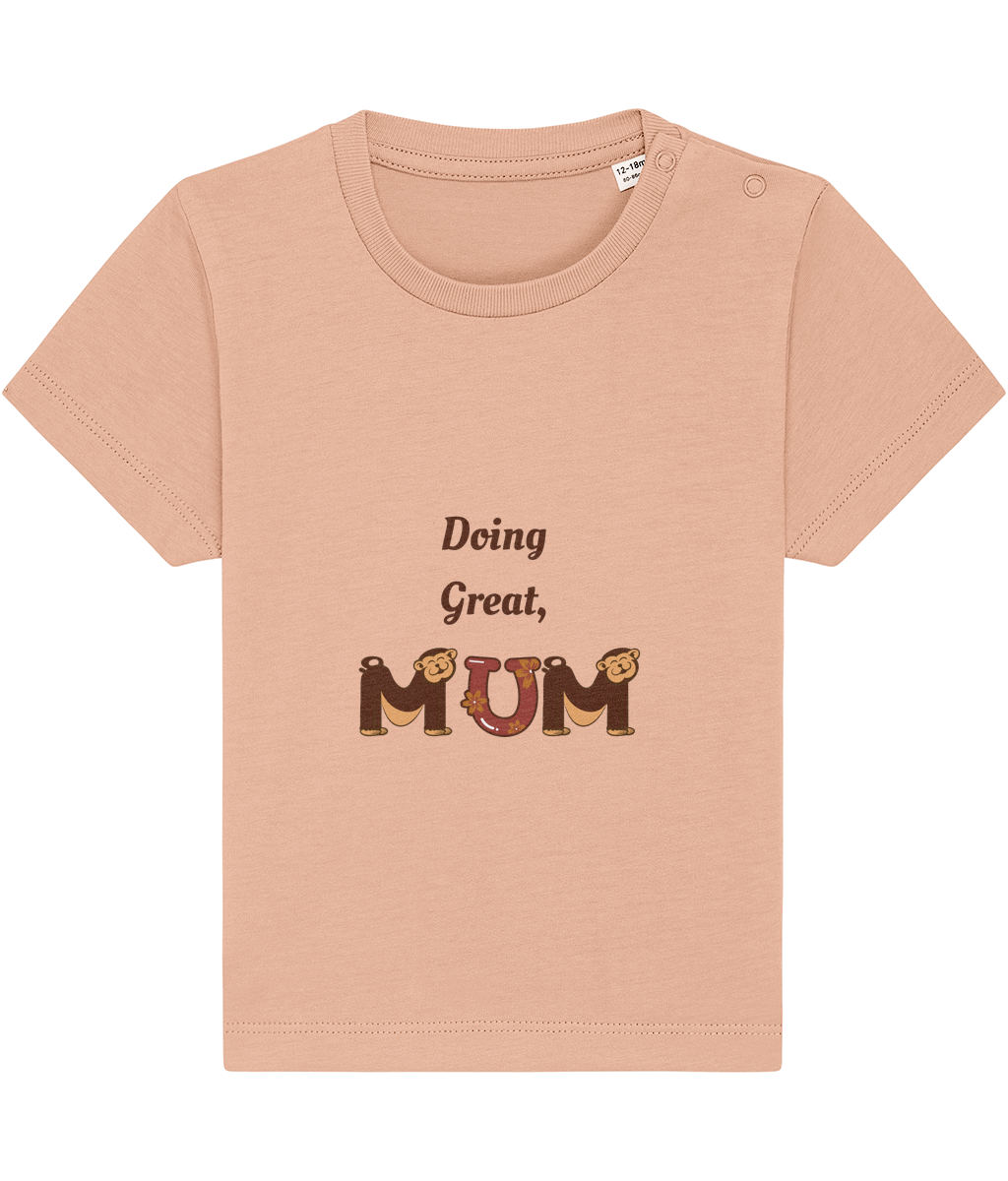Doing Great Mum organic cotton baby bodysuit – TamieTots UK

Gentle slogan babywear made from 210gsm premium organic cotton

New mum gift bodysuit with positive message – unisex fit