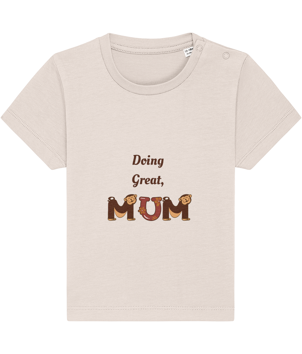 Doing Great Mum organic cotton baby bodysuit – TamieTots UK

Gentle slogan babywear made from 210gsm premium organic cotton

New mum gift bodysuit with positive message – unisex fit