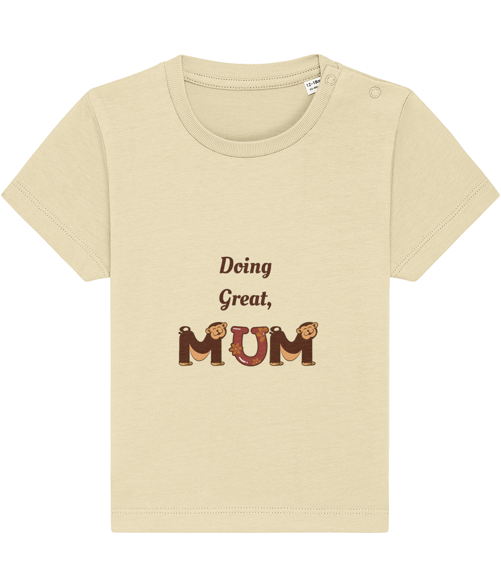 Doing Great Mum organic cotton baby bodysuit – TamieTots UK

Gentle slogan babywear made from 210gsm premium organic cotton

New mum gift bodysuit with positive message – unisex fit