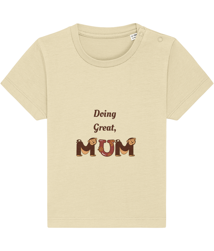 Doing Great Mum organic cotton baby bodysuit – TamieTots UK

Gentle slogan babywear made from 210gsm premium organic cotton

New mum gift bodysuit with positive message – unisex fit