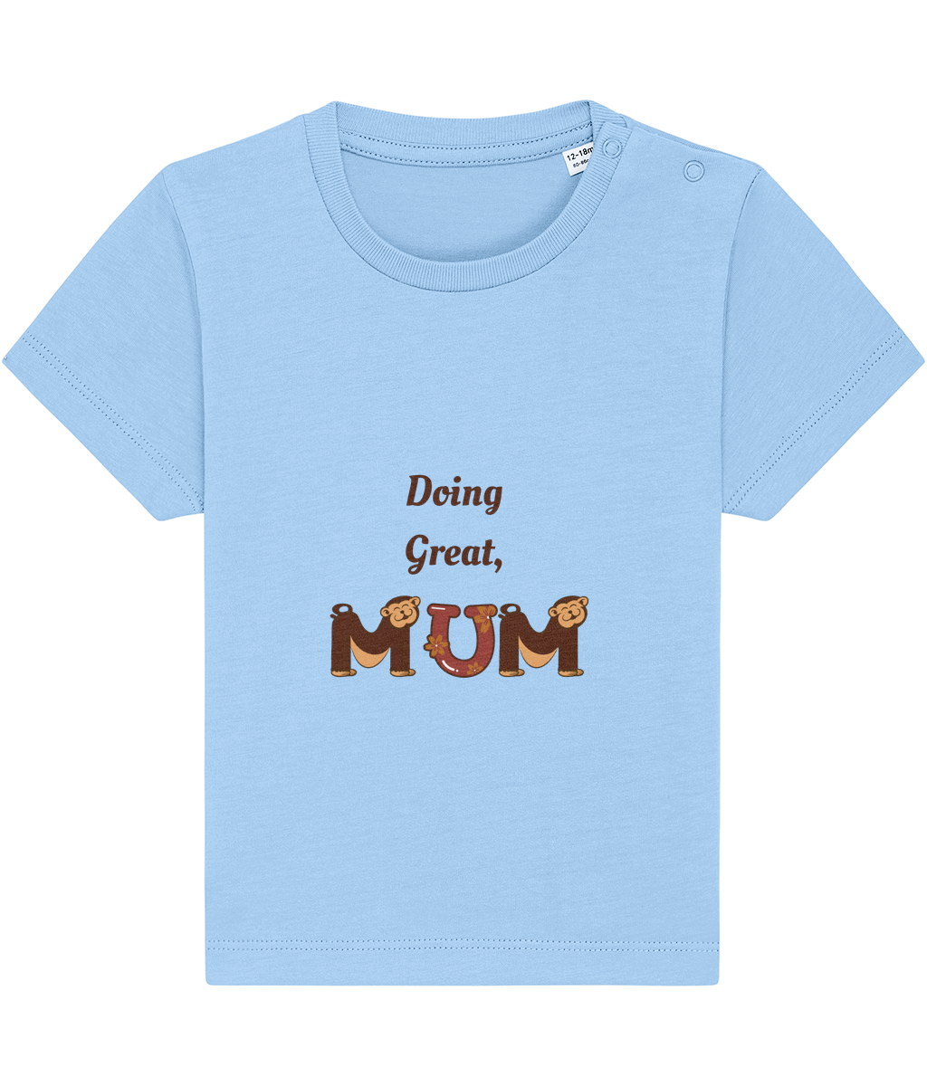 Doing Great Mum organic cotton baby bodysuit – TamieTots UK

Gentle slogan babywear made from 210gsm premium organic cotton

New mum gift bodysuit with positive message – unisex fit