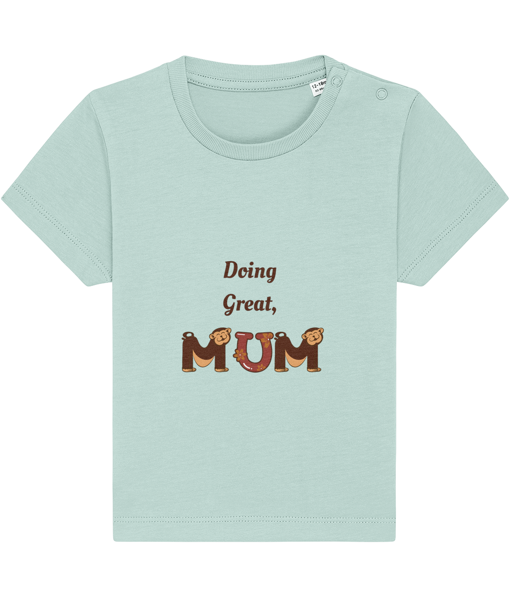 Doing Great Mum organic cotton baby bodysuit – TamieTots UK

Gentle slogan babywear made from 210gsm premium organic cotton

New mum gift bodysuit with positive message – unisex fit