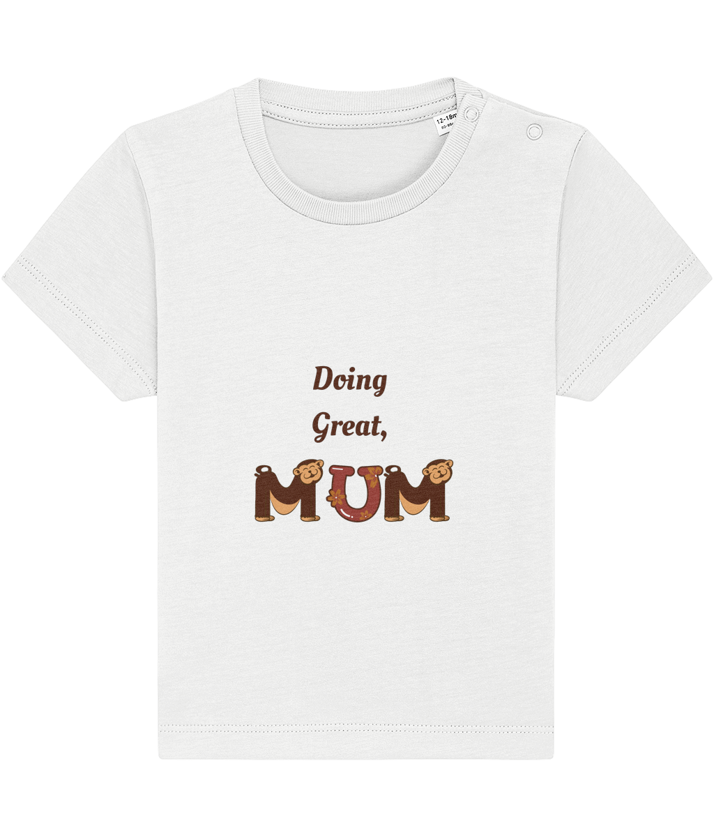 Doing Great Mum organic cotton baby bodysuit – TamieTots UK

Gentle slogan babywear made from 210gsm premium organic cotton

New mum gift bodysuit with positive message – unisex fit